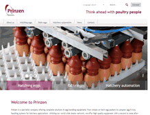 Tablet Screenshot of prinzen.com